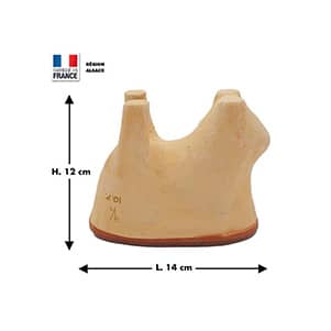 moule en terre cuite lammele 14 cm fabriqué en Alsace