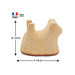 moule en terre cuite lammele 16 cm fabriqué artisanalement à Soufflenheim