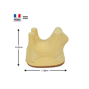 moule en terre cuite lammele 18 cm fabriqué en Alsace