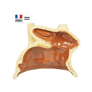 moule lapin de pâques en terre cuite artisanal